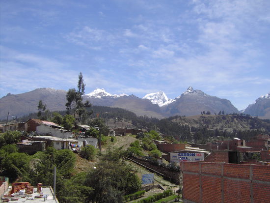 Fruestucksblick in meinem Hostel