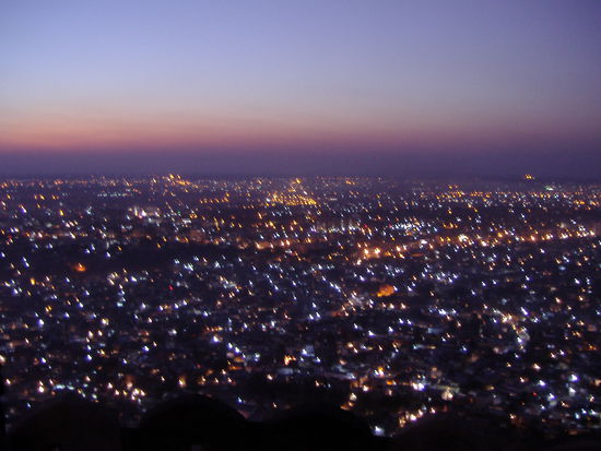 Jaipur bei Nacht