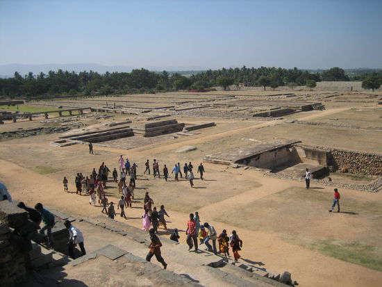 Uberreste des alten Hampi's