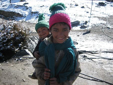 kleiner Junge in Mukthinath