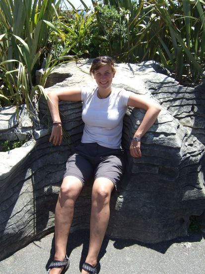 Helena im Pancakerocks-Sessel