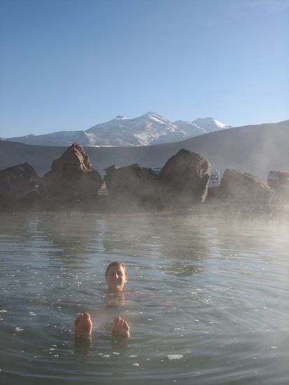 Helena im Thermalbad