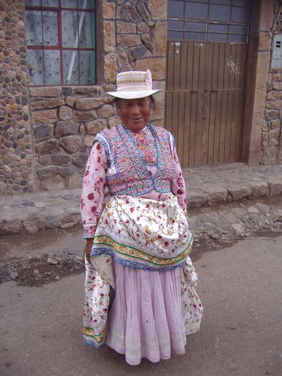 dos Soles por una Foto, die Frau wollte 50 Cent fuer ein Foto, aber das war es Helena wert!