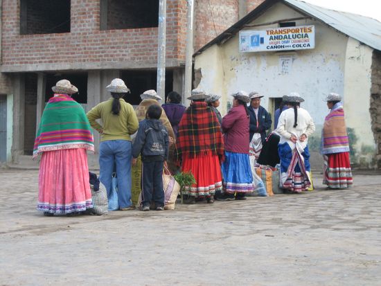 Bushaltestelle von Cabanaconde