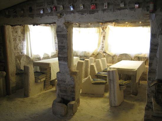 Essecke im Salzhotel