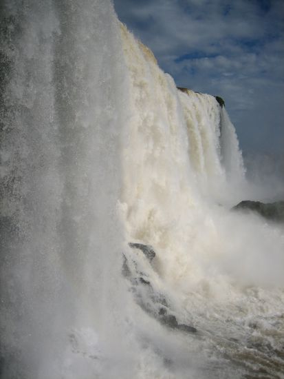 Der Wasserfall zum greifen nah!