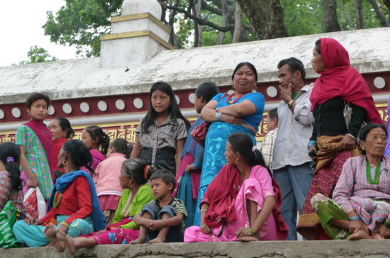 Hindufest beim Monkeytempel in Kathmandu