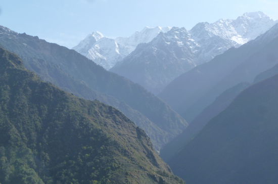 Die Aussicht von Bung aus... Berge, Berge, Berge