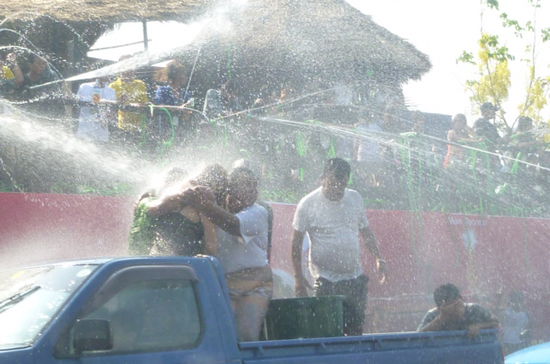 Waterfestival in Yangon