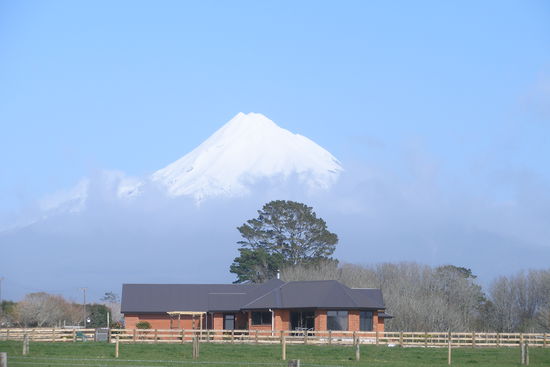 Mount Tanaka - ganz selten, mal ohne Wolken um die Spitze