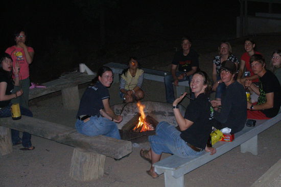 v.l.n.r. Ayume, Aya, Sabine, Mayu, Fabian, Jas (Guide), Julian, Anki, Elena, Johannes und Stef.