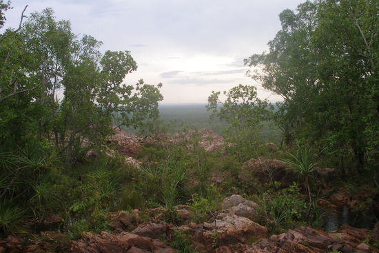 Aussicht ueber den Wangi Falls