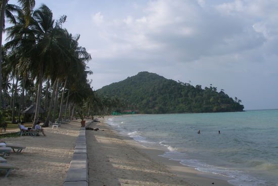 Strand der Hotelanlage