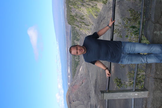 ich, bei der vulkanwanderung