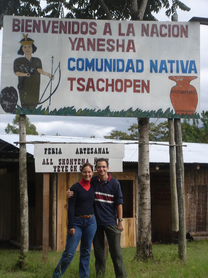 Auf dem Gebiet der Indianer angekommen...