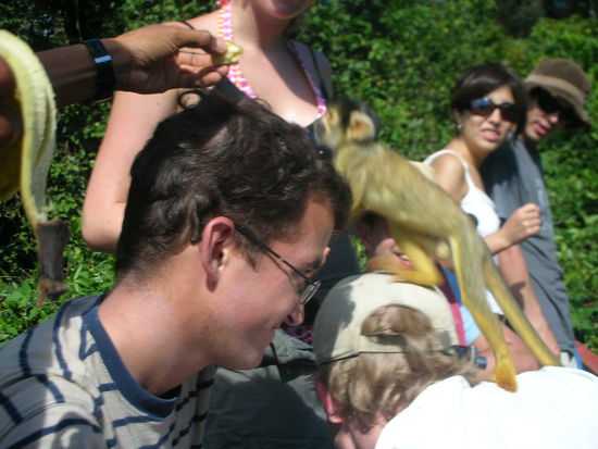 Uepa, ein Affe auf meinem Kopf...