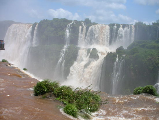 So nah waren wir mit dem Boot am Abgrund