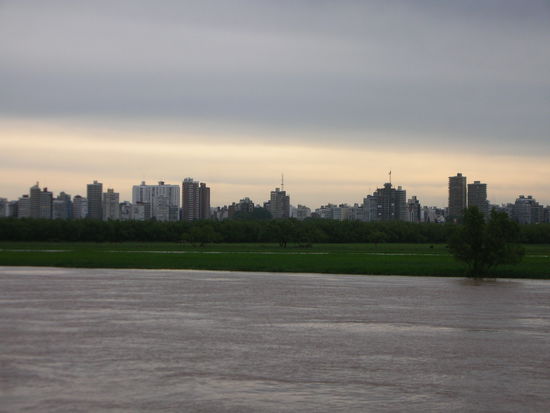 Rosarion in der Abenddaemmerung