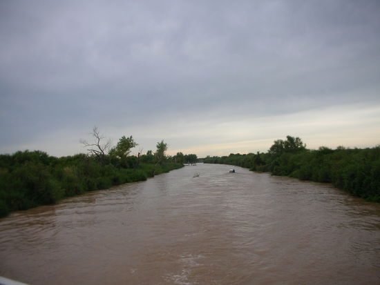 Dies hier war meistens unsere Aussicht vom Boot