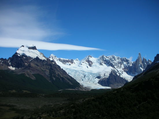 Das ist die Aussicht vom Mirador aus auf den Cerro Torre.
