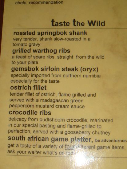 Eine ziemlich wilde Karte