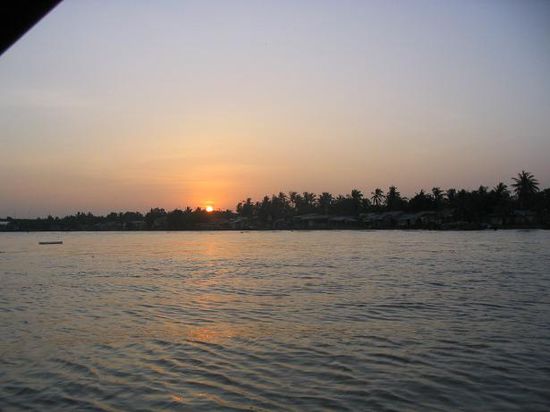 Sonnenaufgang im Mekongdelta