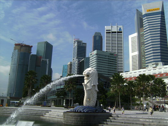 Merlion - das Wahrzeichen Singapurs