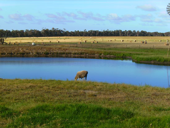 Ausblick aus dem Wohnmobil am Abend...!!!