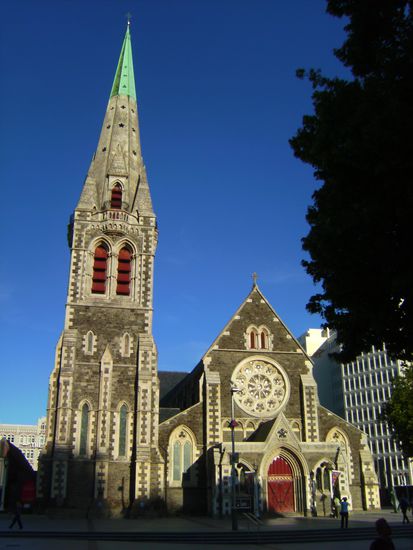 Christchurch Cathedral von aussen...