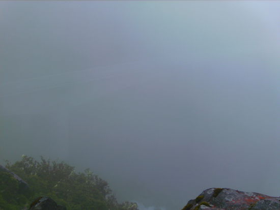 Wetter am Arthur's Pass...wer sieht die Bruecke? 