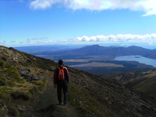 Bis da ganz runter mussten wir und das war wirklich weit...aber das tolle Panorama hat uns entschaedigt 