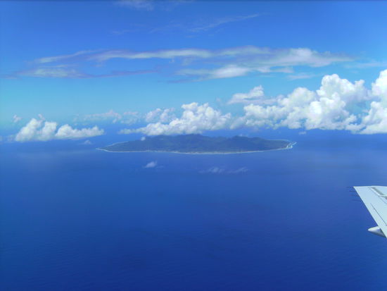 Rarotonga aus der Ferne...