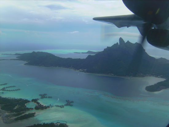 Die Lagune von Bora Bora 