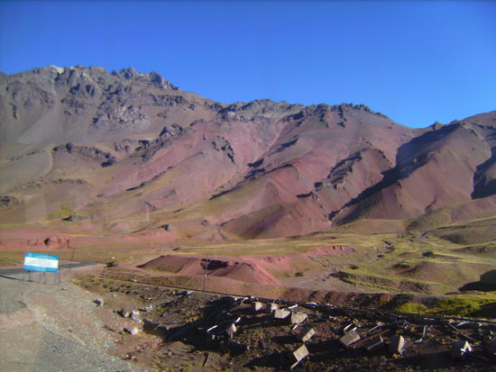 Kurz nach dem Pass auf argentinischer Seite