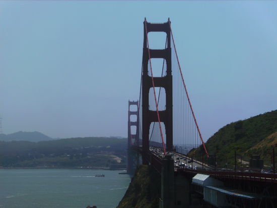 Golden Gate Bridge vom noerdlichen Aussichtspunkt