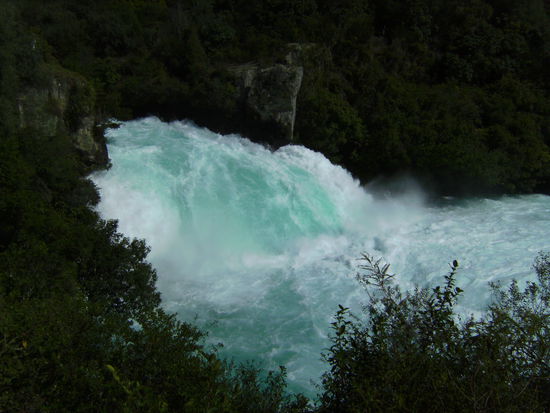 ...und mitten während des Walk bei den Huka Falls