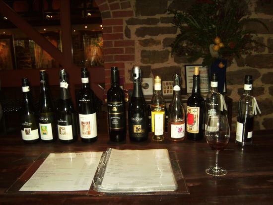 Typische Ansammlung, wenn wir mit dem Tasting fertig waren