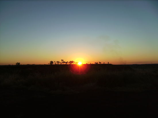 Sunset bei den Ngambun Cliffs - fast schon kitschig 