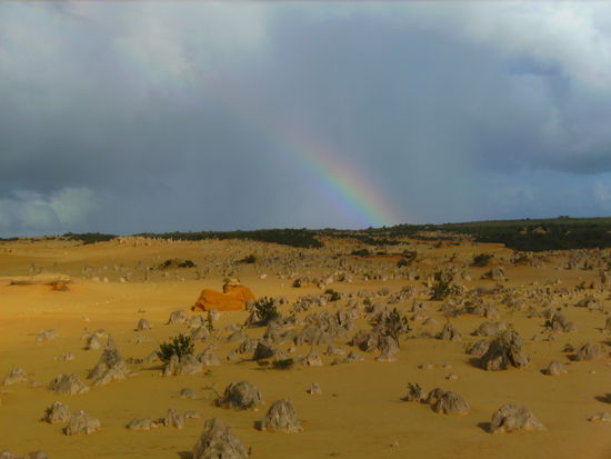 Pinnacles under the Rainbow 