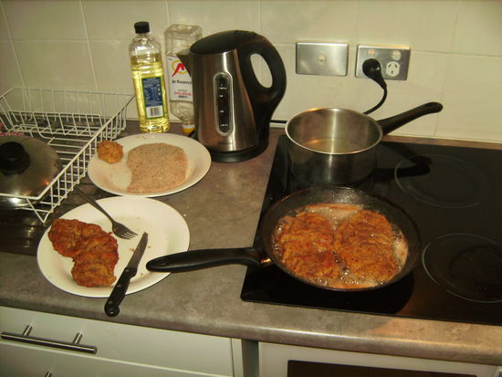 ... und ist tatsächlich Wiener Schnitzel 