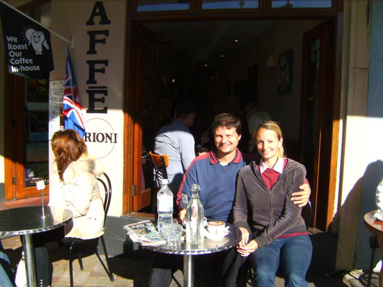Kaffee beim Paddington Market