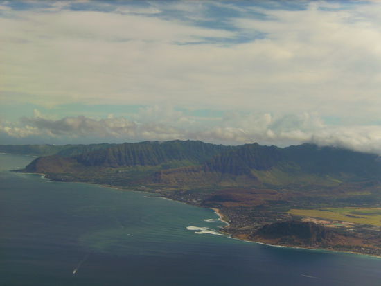 Landeanflug auf Honolulu