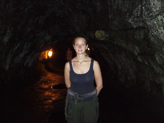 In der Lava Tube...