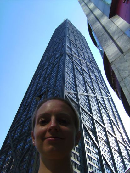 Sabina below John Hancock Center 