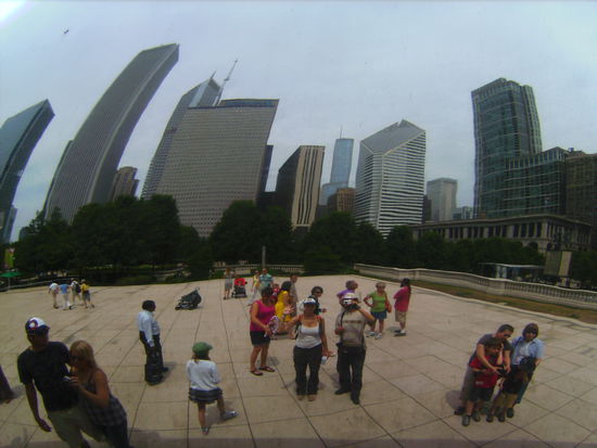 ...Views through the "Bean" 