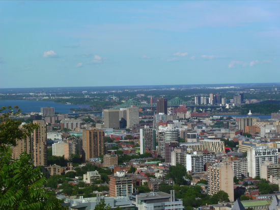 Blick auf Montreal vom Mont Royal...