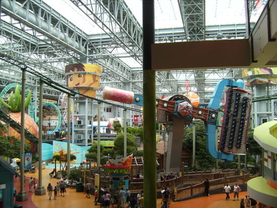 Vergnügungspark in der Mall of America