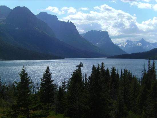 Wild Goose Island entlang der Going-to-the-Sun Road