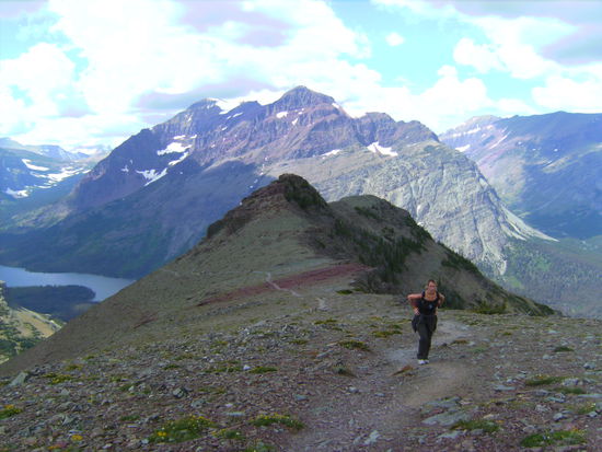 Es ging sehr steil bergauf...