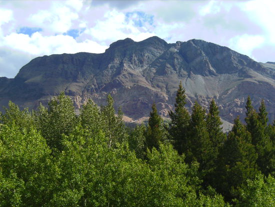Da oben ganz in der Mitte waren wir - das ist der Scenic Point! Von dort geht es auch sehr tief hinunter, wenn man sich zu weit über den Abhang beugt... 